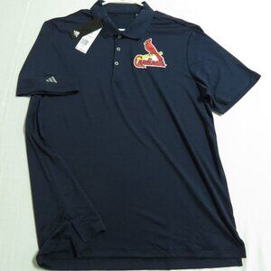 New XL STL Navy ADIDAS Men's db #186T Golf Polo Shirt